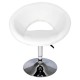 Coppia sgabello poltroncina sedia BOLOGNA (XH-232-3), design, stool. Bianco