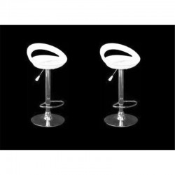 sgabello GINEVRA (XH123 P-2), coppia di sgabelli design, stool. bianco