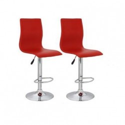 sgabello ZURIGO (XH-312), coppia di sgabelli design, stool rosso