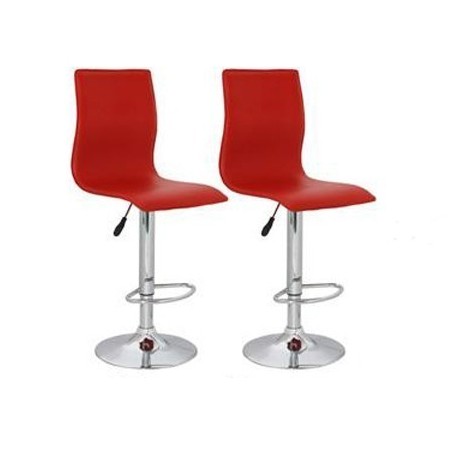 sgabello ZURIGO (XH-312), coppia di sgabelli design, stool rosso