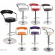 sgabello MIAMI (XH-225), coppia di sgabelli design, stool. rosso