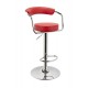 sgabello MIAMI (XH-225), coppia di sgabelli design, stool. rosso