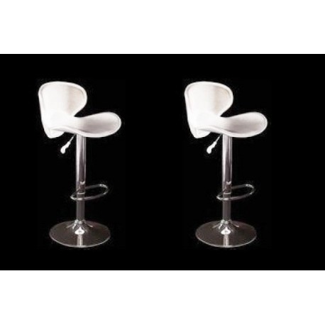 sgabello SAN DIEGO (XH-240-1), coppia di sgabelli design, stool. bianco