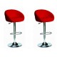 sgabello SOFIA (XH- 269), coppia di sgabelli design, stool. rosso