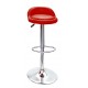 sgabello BASEL (XH-210), coppia di sgabelli design, stool rosso