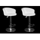 sgabello LION (XH-281), coppia di sgabelli design, stool. bianco