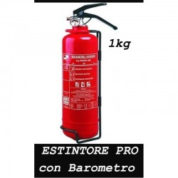 ESTINTORE antincendio da 1 KG con barometro ETAN087