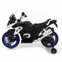 Moto Motocicletta Elettrica 12V Per Bambini Touring Rosso Dugez